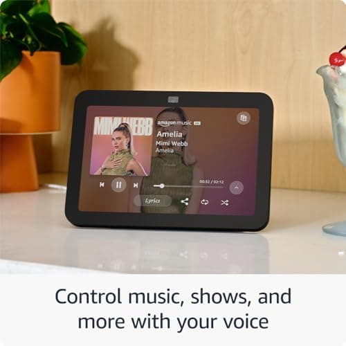 Amazon Echo Show 8 (newest model), With Spatial Audio, Smart Home Hub, and Alexa, Charcoal - Image 3