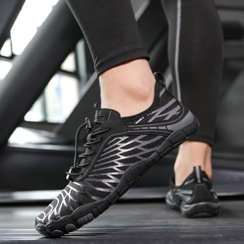 Hike Barefoot Shoes Womens Men Footwear,Pro-Healthy&Non-Slip Water Shoe for Women Men, Wide Toe Running Shoes Boots Sneakers Unisex White - Image 8