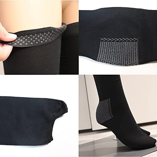 Medical Compression Thigh High Anti Embolism Stockings 15-20mmHg, for Edema, Varicose Veins, Swelling with Inspection Hole, Women & Men - Image 5