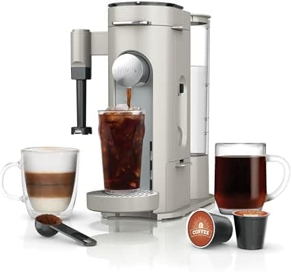 Ninja Pod and Grounds Coffee Maker, K-Cup Compatible, Stone, PB051ST - Image 2
