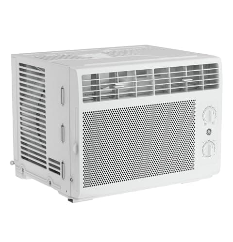GE Window Air Conditioner Unit, 5,000 BTU for Small Rooms up to 150 sq ft. with Manual Adjustable Fan and Cooling Settings, Perfect for Small Bedroom or Living Room, Easy Install Kit Included, White - Image 2