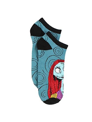 Disney The Nightmare Before Christmas Womens 6 pack Socks (Large (9-11), Purple) - Image 5