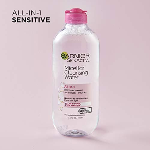 Garnier Micellar Water, Hydrating Facial Cleanser & Makeup Remover, Suitable for Sensitive Skin, Vegan, Cruelty Free, 13.5 Fl Oz (400mL), 1 Count - Image 11