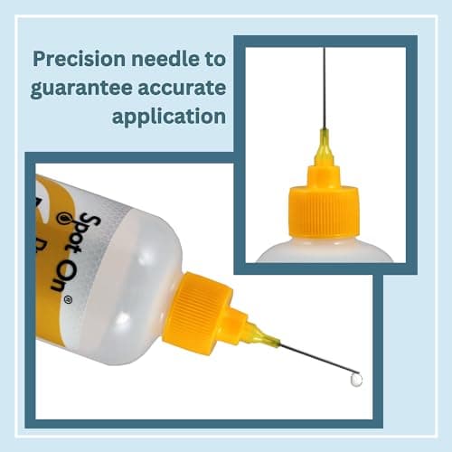 Pure Silicone Pouring Oil for Acrylic Painting - 100% Silicone for Superior Cell Creation - Acrylic Paint Pouring Medium - Made in The USA - Precision Needle Applicator - Image 4