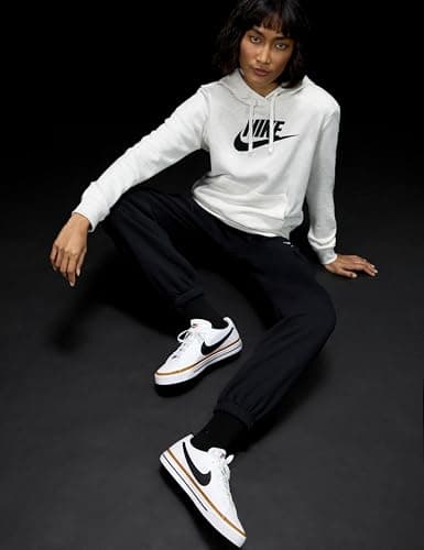 Nike Women's Court Legacy Sneaker, White/Black/Desert Ochre/Team Orange, 10.5 - Image 2