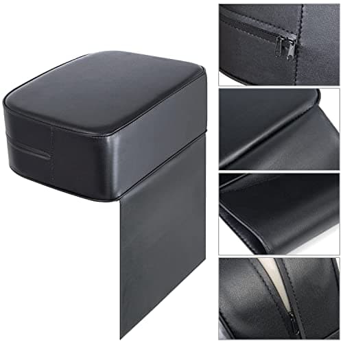YOSHIKO Salon Booster Seat Cushion for Hair Cutting Salon Leather Pads, Boat Booster seat Cushion, Styling Chair Seat Booster, Barber Beauty Salon Spa Equipment Black - Image 3