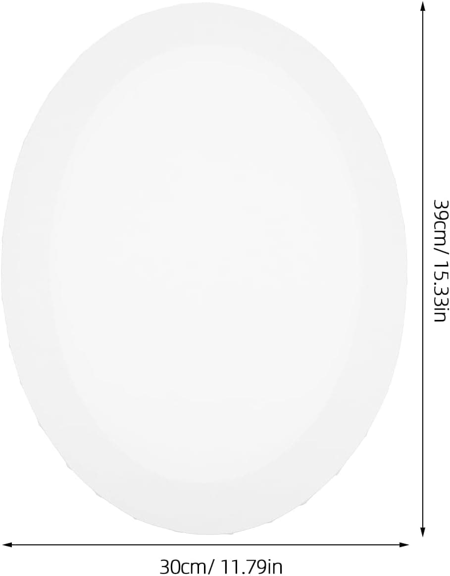 15.33 * 11.79Inch Oval Canvases for Painting,Oval Framed Canvas Blank Art Board Panels for Acrylic and Oil Painting Home Office Decor - Image 3