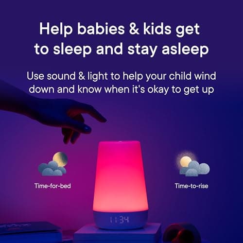 Hatch Rest Baby Sound Machine, Night Light | 2nd Gen | Registry Essential, Sleep Trainer, Routine Builder, Time-to-Rise Alarm Clock, White Noise Soother, Nursery Stories, Toddler Kids Bedroom (Wi-Fi) - Image 3