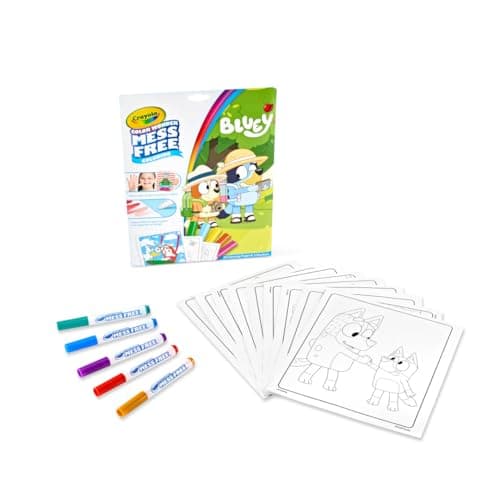 Crayola Bluey Color Wonder Coloring Set, 18 Bluey Coloring Pages, Mess Free Coloring for Toddlers, Bluey Toys, Gifts for Kids - Image 5