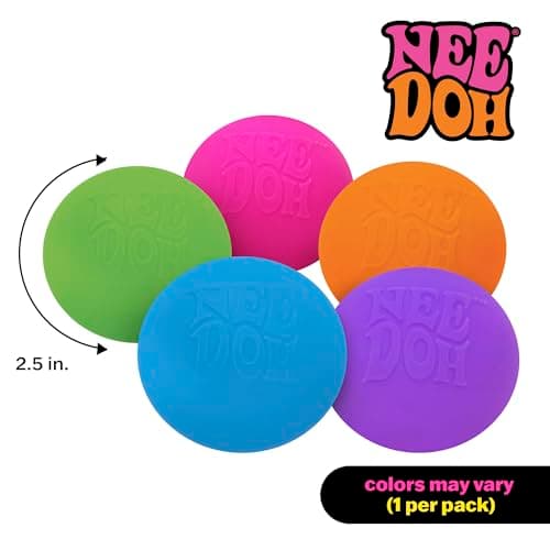 Schylling NeeDoh Original - Sensory Fidget Toy - Assorted Colors - Ages 3 to Adult , 1 Count ( Pack of 1) - Image 5