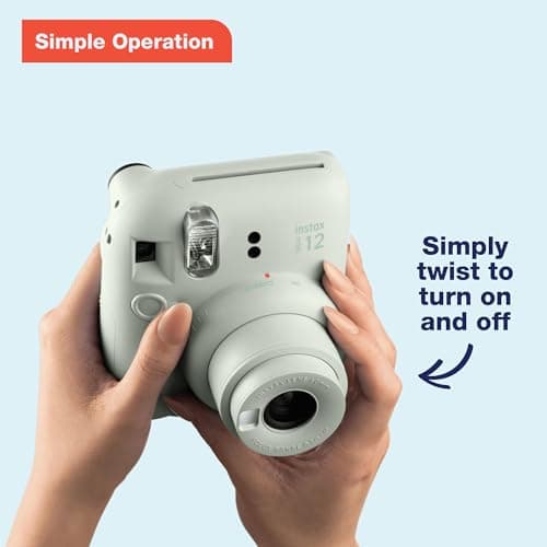 Fujifilm Instax Mini 12 Instant Film Camera - Pastel Blue - Image 2