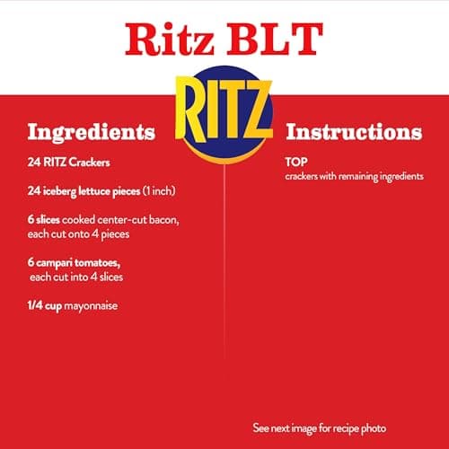 RITZ Fresh Stacks Original Crackers, Party Size, Travel Snacks, 23.7 oz (16 Multi Snack Packs) - Image 10