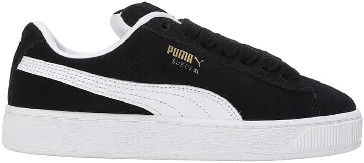 PUMA Unisex-Child Suede XL (Big Kid) Sneaker 6.5 Big Kid Black/White - Image 4