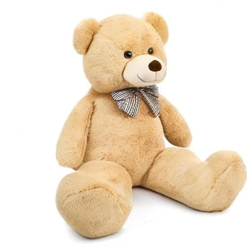MaoGoLan Giant Big Teddy Bear 4 Feet 47 inch Life Size Tan Plush Bear Brown Stuffed Animal for Children Boyfriend - Image 10