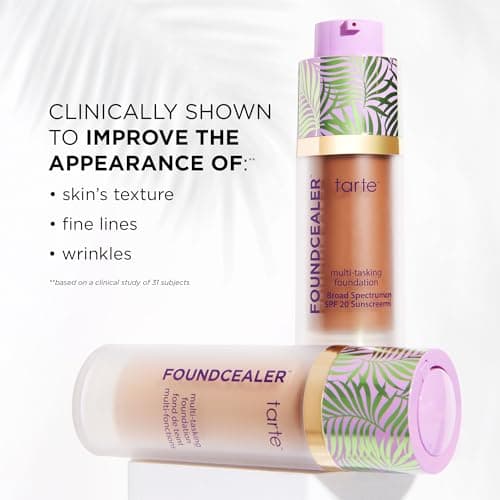 tarte babassu foundcealer skincare foundation Broad Spectrum SPF 20-22N light neutral (light skin with a balance of warm & cool undertones) - full size - Image 6