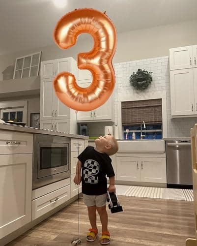 Amazon.com: 2 Balloon - Orange Birthday Number Balloons, 40 Inch Decorations Men Women | Orange inflatable birthday balloons 40 inch, jumbo foil 2th birthday decorations for for women and men : Toys & Games - Image 8