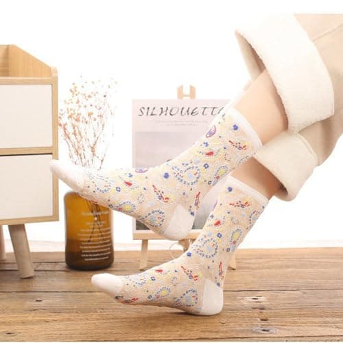 Benefeet Sox Paisley Patterned Crew Socks for Women Girls Fun Retro Novelty Graphic Design Dress Socks Colorful Casual Sock Gifts (5 Pack Paisley) - Image 4