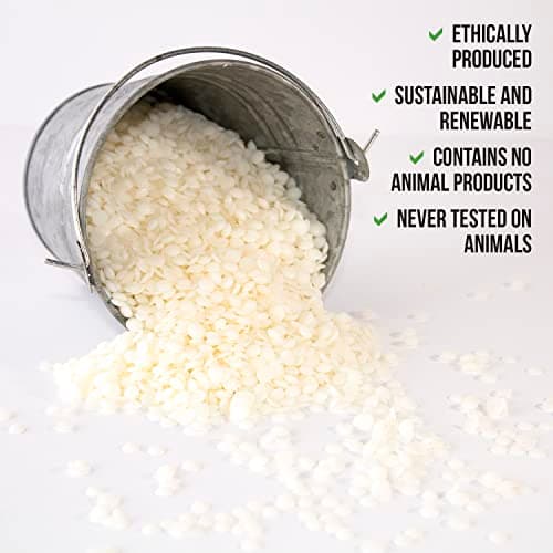 American Soy Organics Freedom Soy Wax Beads for Candle Making - Natural Candle Making Supplies - Paraffin-Free, Beeswax-Free Candle Wax for Container Candles, Tealights and Wax Melts, 10 lbs - Image 3