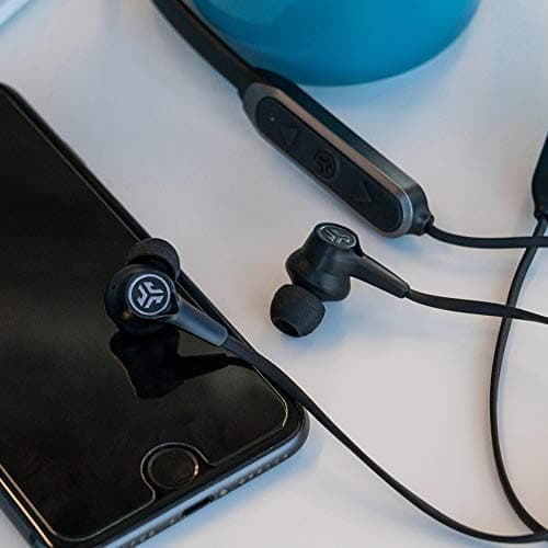 JLab Epic ANC Earbuds, Active Noise Canceling, Be Aware Audio, Bluetooth 5, 25+ Hour Battery Life, IP54 Sweat Resistant, Universal Music Control, Bluetooth Headphones, Black - Image 4