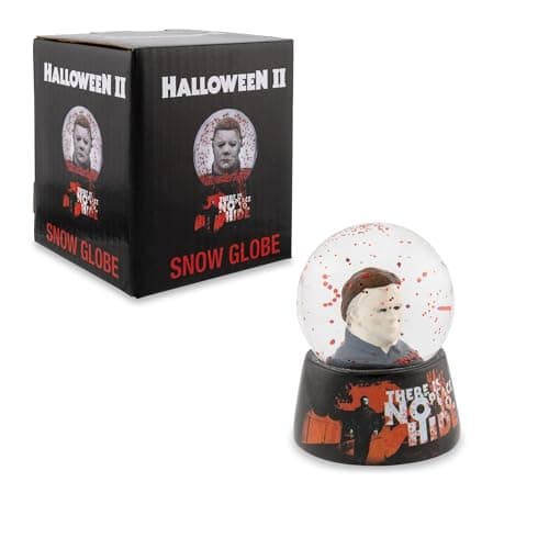Halloween Michael Myers No Place to Hide Mini Snow Globe with Swirling Glitter Display | Horror Movie Collectible Keepsake | 3 Inches Tall - Image 2