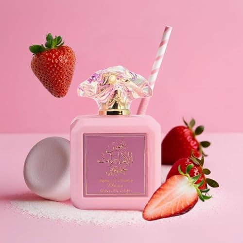 Ard al Zaafaran Pink Blush Shams Al Emarat Khususi, Marshmallow Blush Perfume For Women, Eau de Parfum - 100 ML (3.4 OZ) Romantic & Sweet Arabian Perfume - A Captivating Scent wrapped in Pink Bottle - Image 2