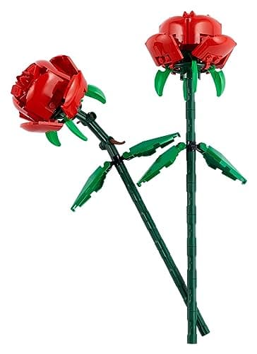 LEGO Roses - Building Toy for Kids, Girls & Boys, Ages 8+ - Artificial, Fake Roses for Home Decor & Display - Gift Idea for Plant & Flower Lovers - 40460 - Image 6