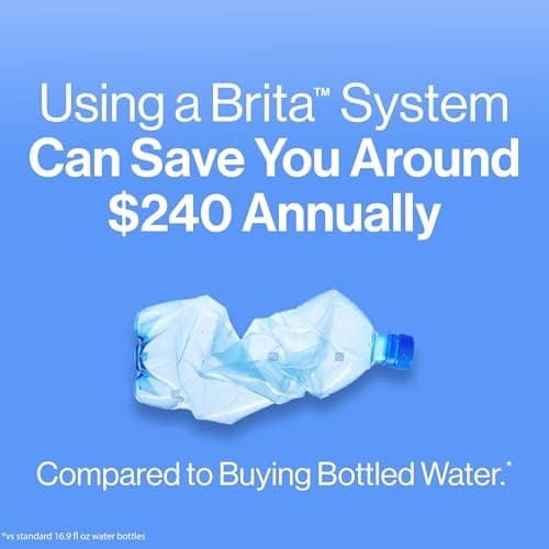 Brita UltraMax Large Water Dispenser With Standard Filter, BPA-Free, Reduces Copper, Cadmium and Mercury Impurities, Lasts 2 Months or 40 Gallons, Includes 1 Filter, Kitchen Accessories, Large 27-Cup - Image 9