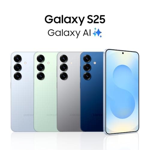SAMSUNG Galaxy S25 Cell Phone, 256GB Smartphone, Unlocked Android, AI Night Mode Camera, Snapdragon 8 Elite Fast Processor, ProScaler Display, 4000mAh Battery, 2025, US 1 Yr Warranty, Silver Shadow - Image 2