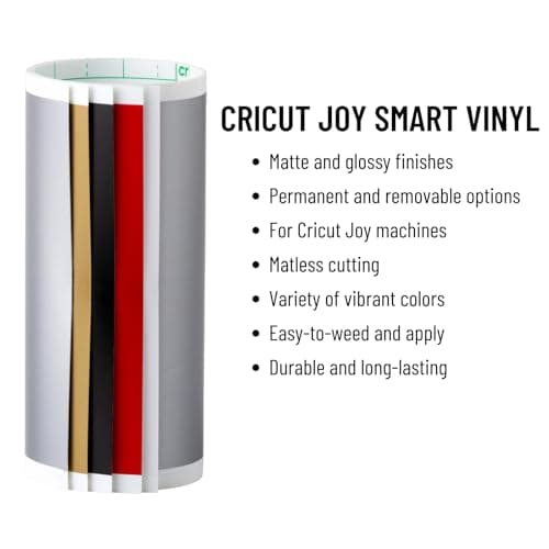 Cricut Joy Machine with Card Kit, Sampler Smart Vinyl Roll, Cutting Mats and Tool Set Bundle - Compact Tool for DIY Craft Projects and Decals, Beginner Craft Cutting Machine with Starting Materials - Image 5