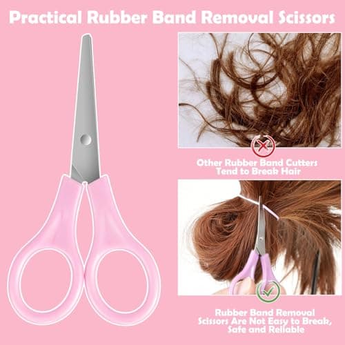 auroray Hair Accessories for Girl, 1543 Pcs Elastic Hair Rubber Bands Set 20 Colors Elastic Hair Ties with Organizer Box Cotton Baby Hair Ties, Hair Tail Tools, Rat Tail Comb, Butterfly Hair Clips - Image 6
