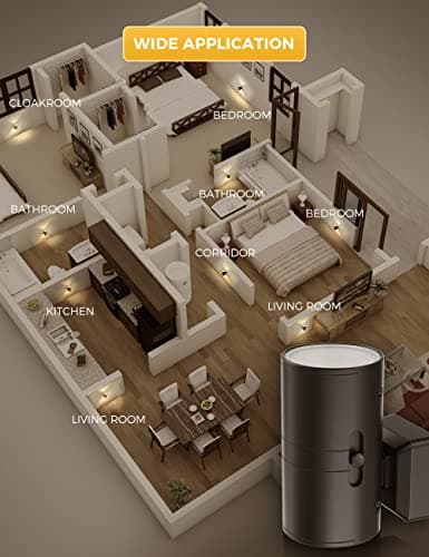 L LOHAS LED Night Light Plug in, Modern Night Lights Plug into Wall, Dusk to Dawn Sensor, Soft White 3000K, 0-100LM Adjustable Brightness, Dimmable Night Lights for Hallway Bedroom Stairway, 2 Pack - Image 7