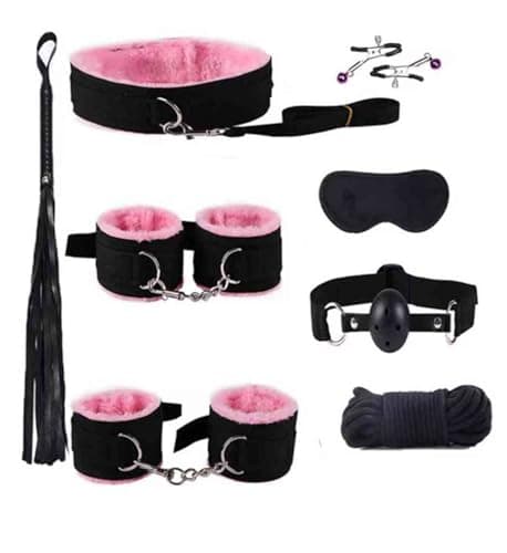Bed Bonage Restraints Sex Adults King Size Bed Straps Sex Tie Downs Under Mattress for Couples Adult Play Queen Bed Bondaged Rope Cord & Rope Kit Sex Hand Cuffs Set for Bedroom Pink Toys Sweater - Image 6