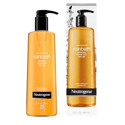 Neutrogena Rainbath Cleansing Shower & Bath Gel, Daily Moisturizing Body Wash Cleanser & Shaving Gel for Men & Women, Clean-Rinsing Creamy Lather for Softer & Smoother Skin, Original Scent, 32 fl. Oz - Image 3