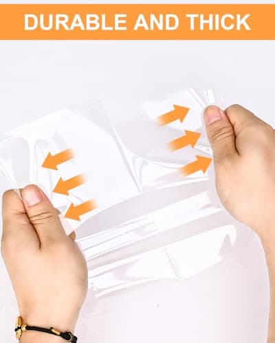300 Pcs Self Adhesive Cookie Bags, 4x6 Inches Self Sealing Cellophane Bags, Clear Resealable Cellophane Bag for Packaging, Cookies, Gifts, Candy, Food - Image 7