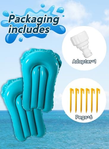Slip and Water Slide for Kids and Adults Backyard 22ft with Extra-Large Inflatable Guard Rails and Dual Way Water Sprayers,Heavy Duty and Extra Long Design with Two Inflatable Bodyboards. - Image 7