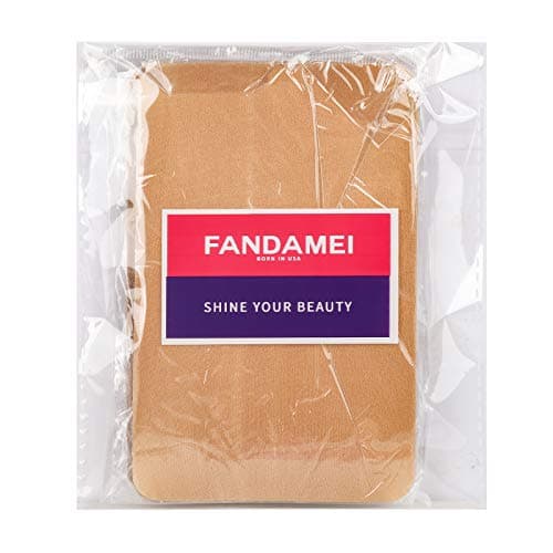 Fandamei 4 pieces Light Brown Stocking Wig Caps Stretchy Nylon Wig Caps for Women - Image 7