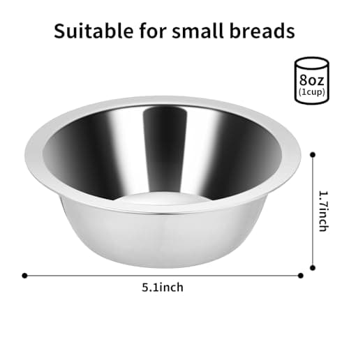 Fri4Free 2PCS Kennel Water Bowl Hanging,Stainless Steel Puppy Bowls for Small Dog Cage,Kennel, Crate, Catio Accessories,Dog Crate Water Bowl Dish Feeder Food Holder No Spill(8oz/1cup) - Image 2