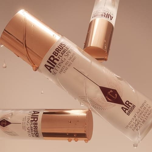 Charlotte Tilbury Airbrush Flawless Setting Spray - Ultra-Fine Hydrating Mist to Prime & Set Face Makeup For Up to 16Hr - Soothes, Blurs Pores & Calms Skin (100ml) - Image 8