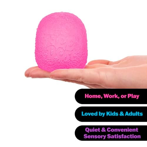 Schylling NeeDoh Gumdrop - Textured Sensory Toy with Super Solid Squish - 2.5" Tall - Colors May Vary (Pack of 1) - Image 5