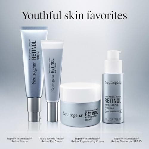 Neutrogena Rapid Wrinkle Repair Retinol Face Moisturizer, Daily Anti-Aging Face Cream with Retinol & Hyaluronic Acid to Fight Fine Lines, Wrinkles, & Dark Spots, 1.7 oz - Image 8