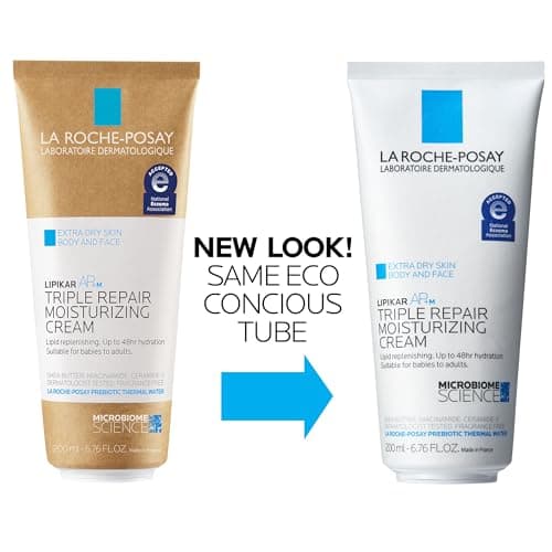 La Roche-Posay Lipikar AP+ Triple Repair Moisturizing Cream, Face & Body Lotion For Dry Skin, Shea Butter & Niacinamide Moisturizer, Gentle Face & Body Cream For Dry, Rough & Sensitive Skin - Image 2