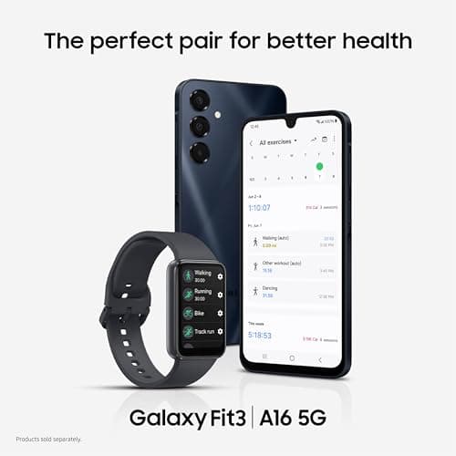 Samsung Galaxy A16 5G A Series, Unlocked Android Smartphone, Large AMOLED Display, Durable Design, Super Fast Charging, Expandable Storage, 5G Connectivity, US Version, 2025, Blue Black - Image 5