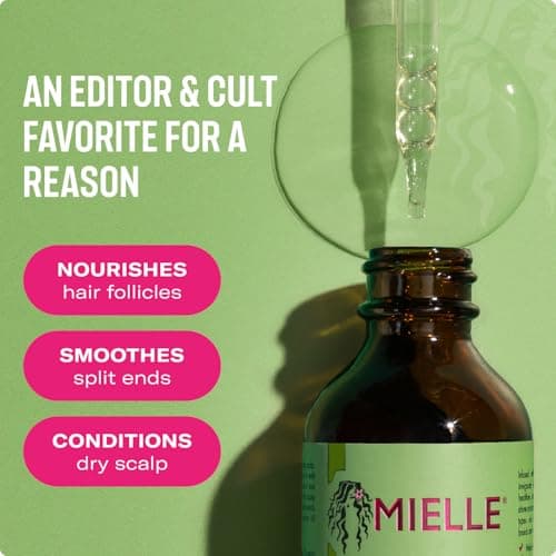 Mielle Organics Rosemary & Mint Hair Oil, Split Ends & Dry Scalp Treatment - Made with Biotin & Essential Oils for Strengthening, Soothing, Moisturizing & Encouraging Longer, Healthier Hair (2 Fl Oz) - Image 3