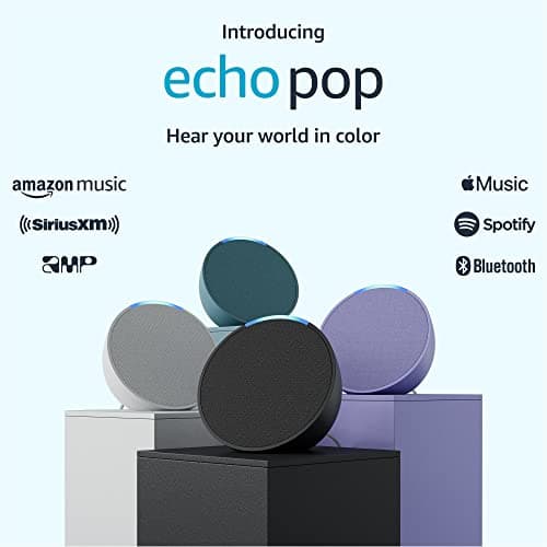 Amazon Echo Pop (newest model), Our smallest Alexa speaker, Fits in any room, Charcoal - Image 11