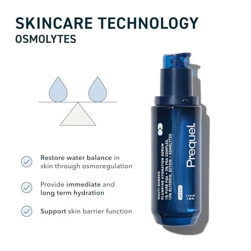 Prequel Skin Multi-Quench Plumping Hydration Serum for Face. Intensive Hydrating Facial Serum for Women with PGA Complex and Moisture-Binders. Deep Moisturizing for Dry and Sensitive Skin, 1.7oz - Image 4