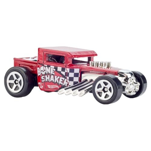 Hot Wheels Toy Cars, 5-Pack of 1:64 Scale Toy Cars with Collectible Deco & Packaging, Core Mattel 80th Anniversary Set of 5 Vehicles - Image 5