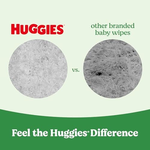 Huggies Natural Care Sensitive Baby Wipes, Unscented, Hypoallergenic, 6 Flip-Top Packs (288 Wipes Total) - Image 5
