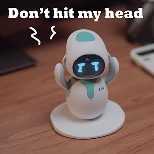 ENERGIZE LAB Eilik – Cute Robot Pets for Kids and Adults, Your Perfect Interactive Companion at Home or Workspace, Unique Gifts for Girls & Boys. - Image 3