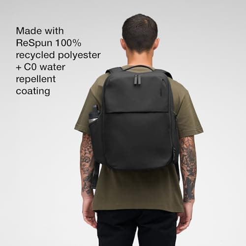 Incase A.R.C. Daypack 24L – Travel Backpack and Laptop Bag for School - Fits up to 16 inch Laptop - 4 Zippered Compartments, 2 Water Bottle Pockets - Commuter and College Backpack - Black - Image 7