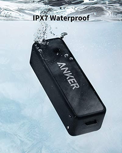 Anker Soundcore 2 Portable Bluetooth Speaker with Stereo Sound, Bluetooth 5, Bassup, IPX7 Waterproof, 24-Hour Playtime, Wireless Stereo Pairing, Speaker for Home, Outdoors, Travel - Image 2